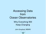 Accessing Data from Ocean Observatories - slide 1