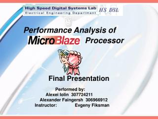 Performance Analysis of 	 		 Processor