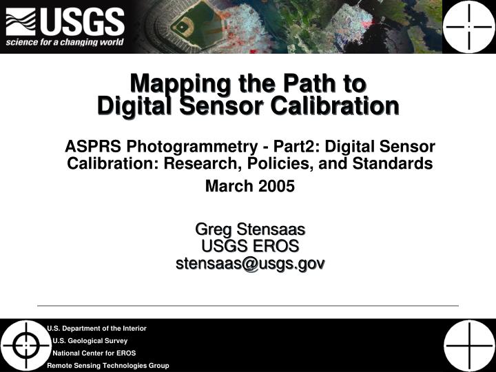 mapping the path to digital sensor calibration