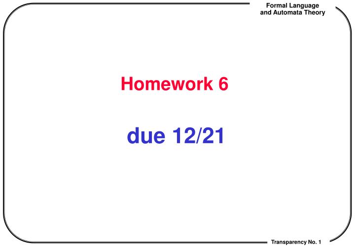 homework 6