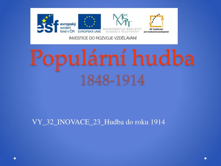 popul rn hudba 1848 1914