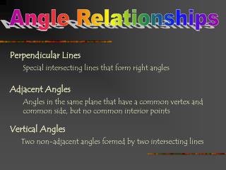 Angle Relationships