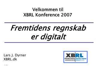 Velkommen til XBRL Konference 2007