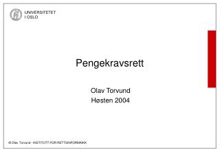 pengekravsrett