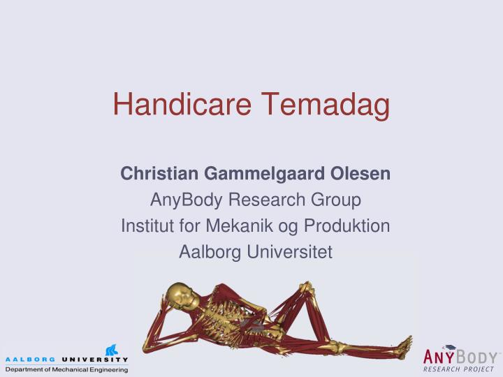 handicare temadag