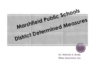 marshfield public schools district determined measures