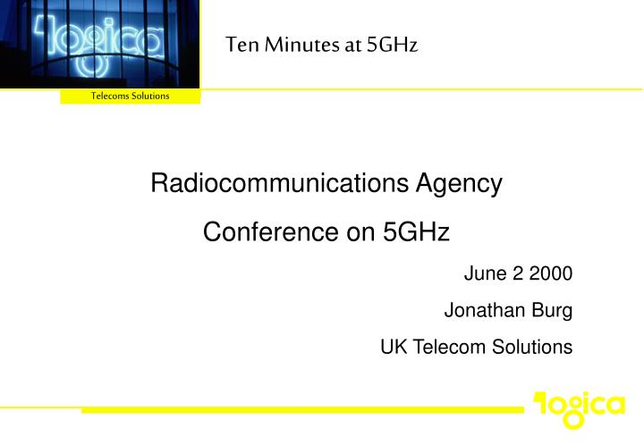 ten minutes at 5ghz