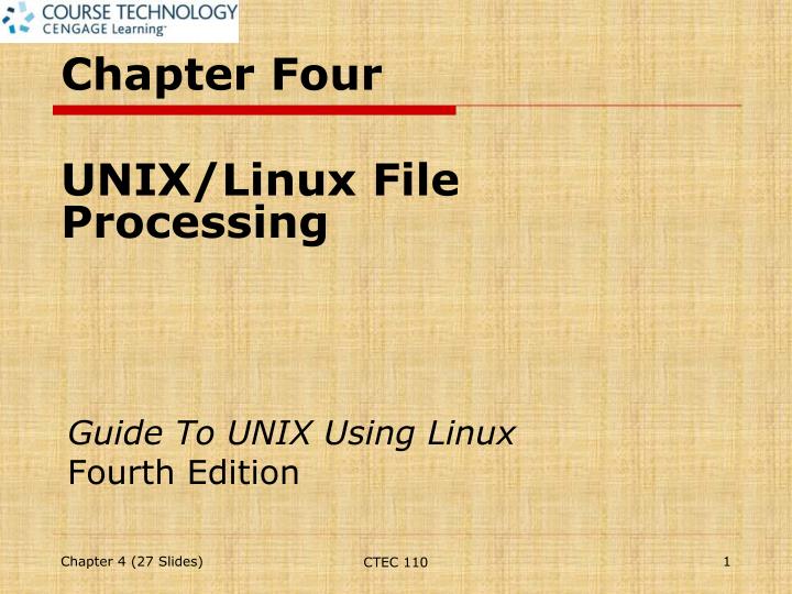 guide to unix using linux fourth edition