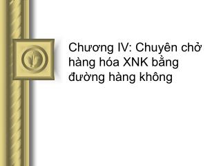 ch ng iv chuy n ch h ng h a xnk b ng ng h ng kh ng