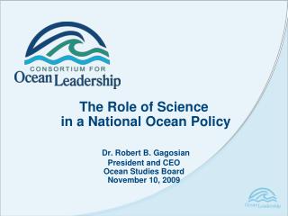 National Ocean Policy