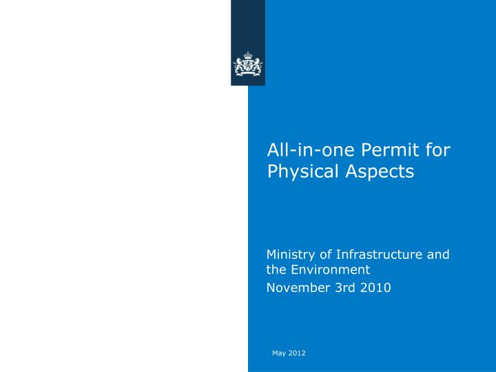 all in one permit for physical asp ects