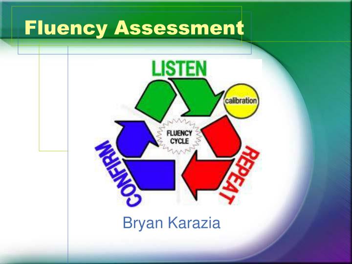 fluency assessment