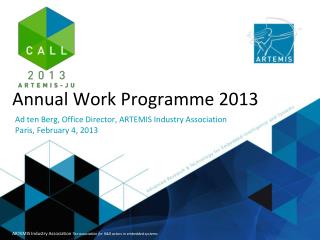 Annual Work Programme 2013
