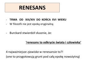 renesans