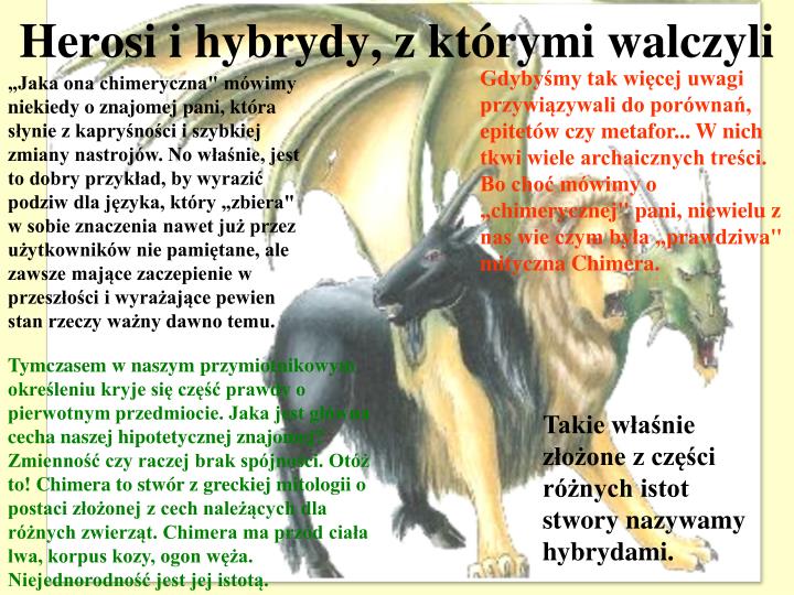 herosi i hybrydy z kt rymi walczyli