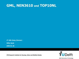 GML, NEN3610 and TOP10NL