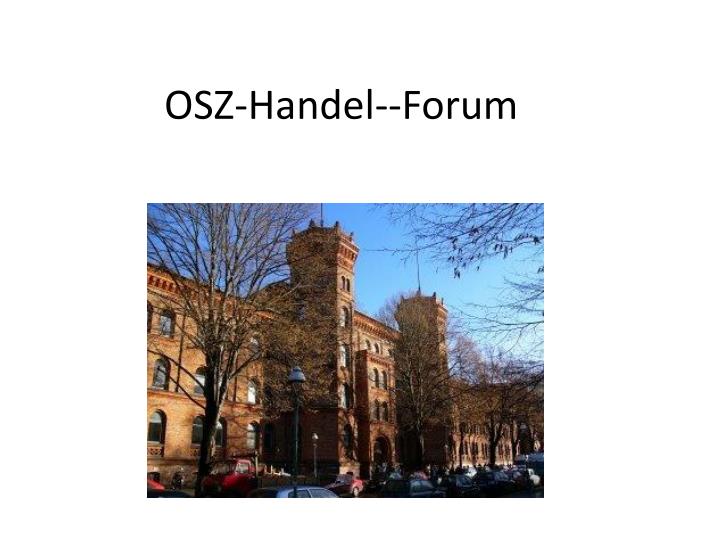 osz handel forum