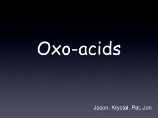 Oxo-acids