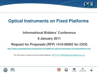 Optical Instruments on Fixed Platforms