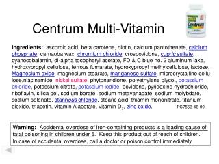 Centrum Multi-Vitamin