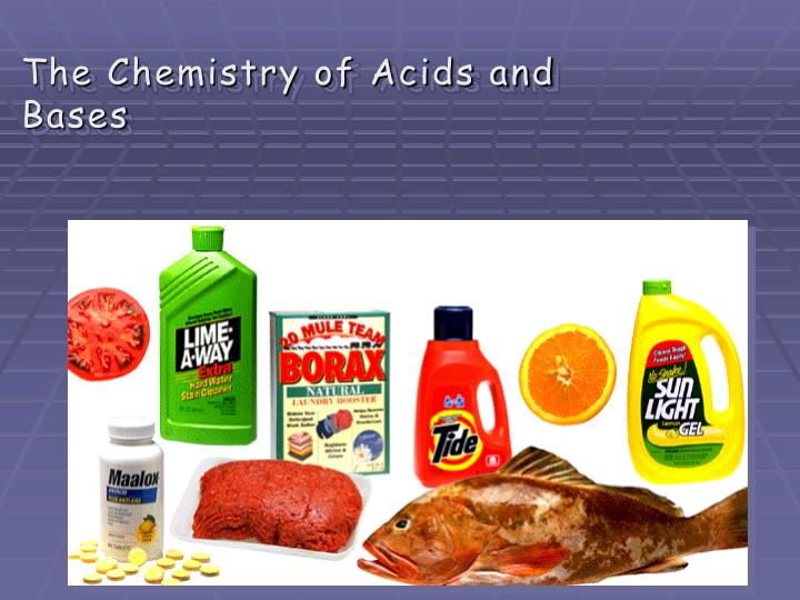 the chemistry of acids and bases