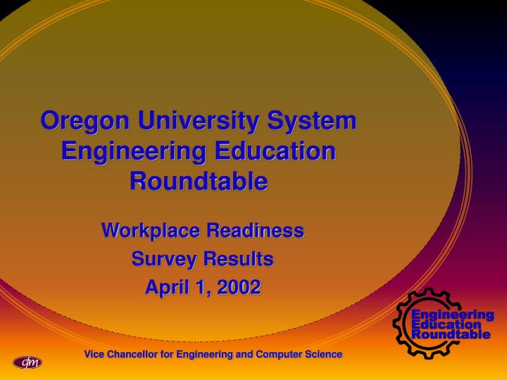 oregon university system engineering education roundtable