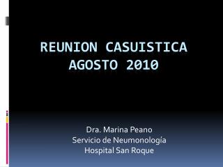 dra marina peano servicio de neumonolog a hospital san roque