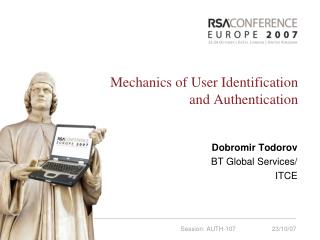 Mechanics of User Identification and Authentication