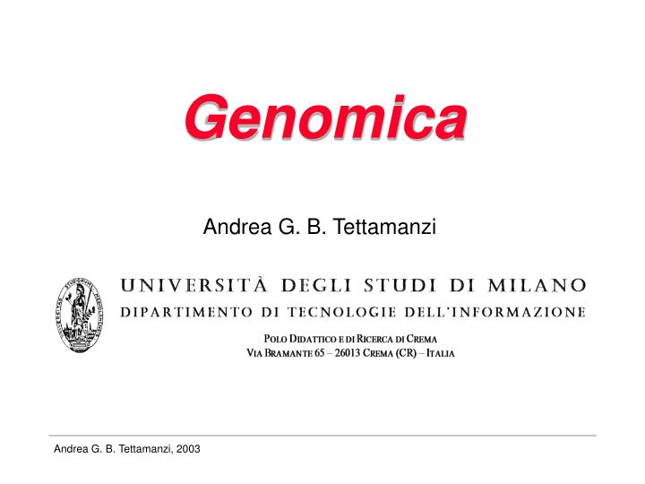 genomica