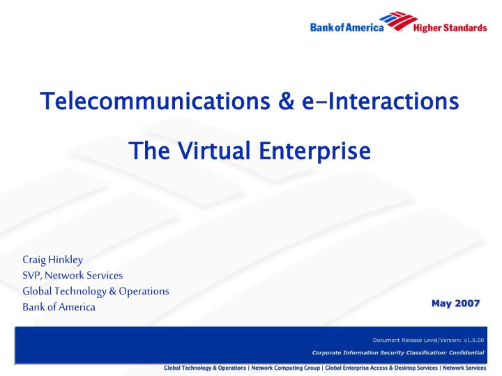telecommunications e interactions the virtual enterprise