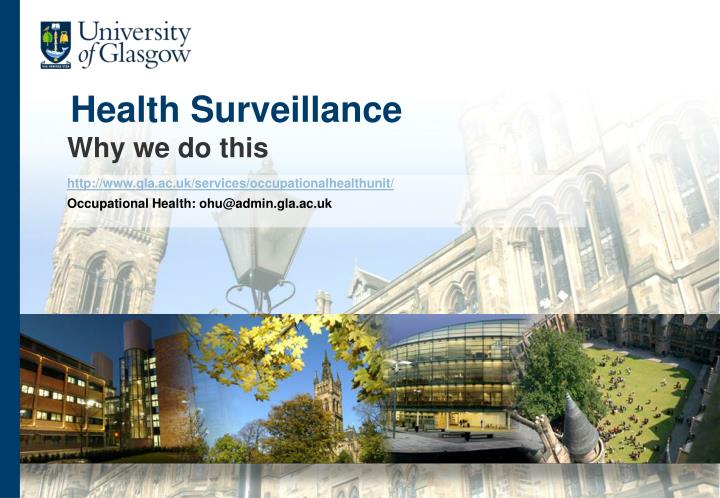 health surveillance