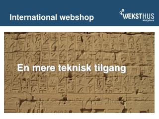 international webshop