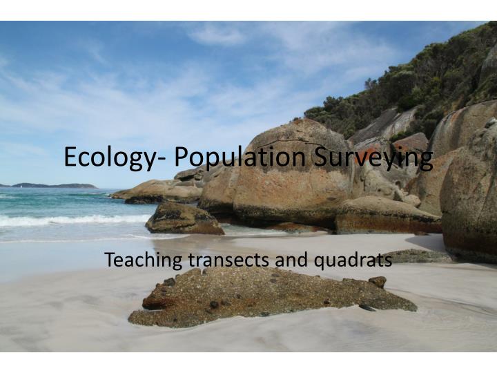 ecology population surveying