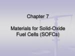 Chapter 7 Materials for Solid-Oxide Fuel Cells (SOFCs) - slide 1