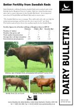 Enhancing Fertility in Swedish Reds Dairy Cattle - slide 1