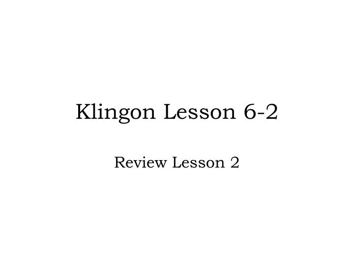 review lesson 2