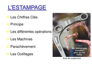 l estampage
