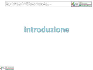 introduzione