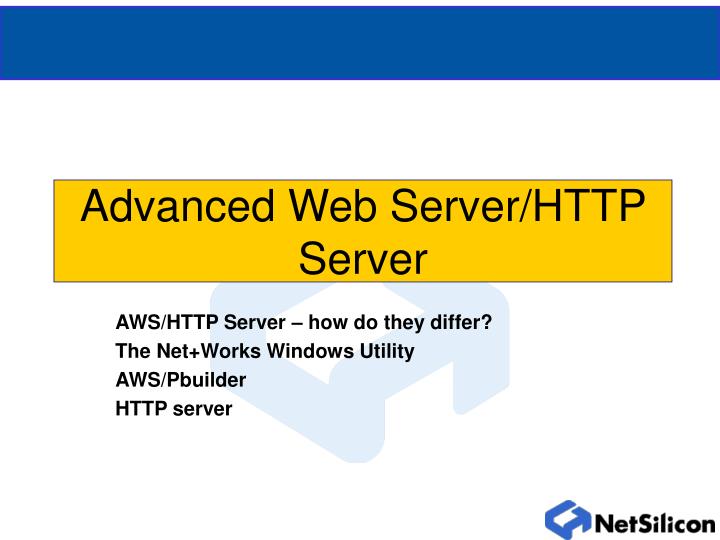 advanced web server http server