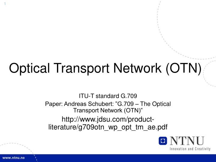 optical transport network otn