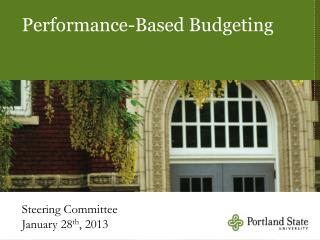 Performance-Based Budgeting