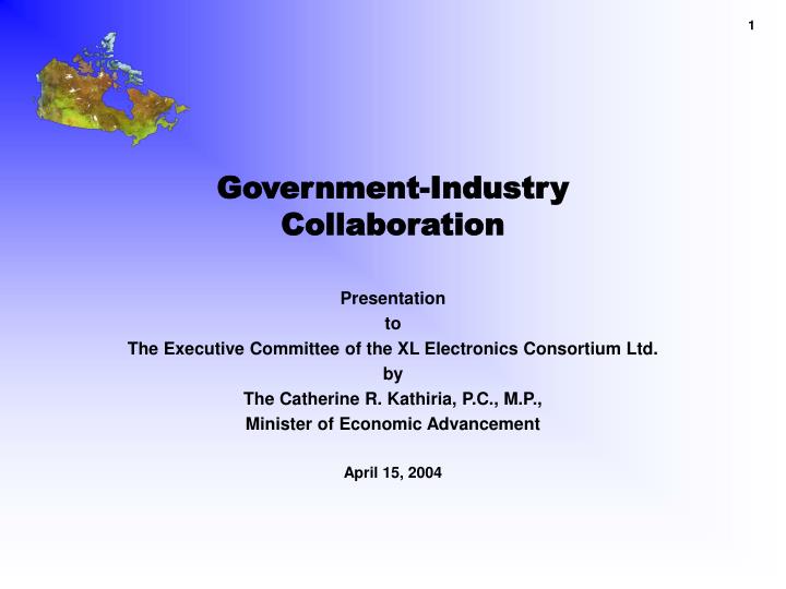 government industry collaboration