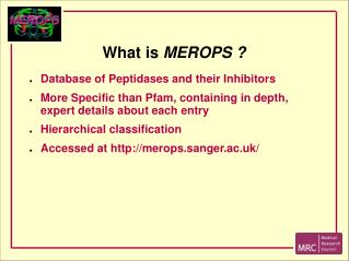 What is MEROPS ?