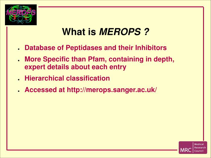 what is merops