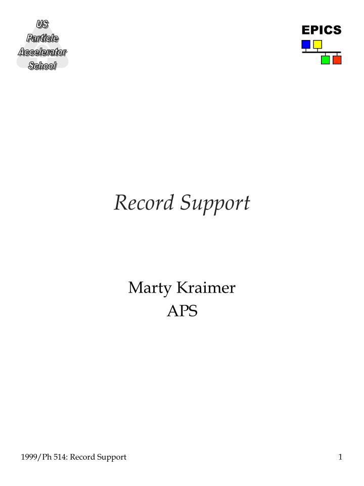 record support
