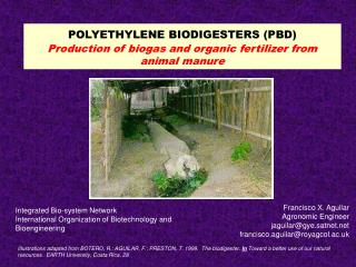 POLYETHYLENE BIODIGESTERS (PBD) Production of biogas and organic fertilizer from animal manure