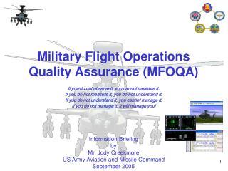 Military Flight Operations Quality Assurance (MFOQA)
