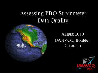 Assessing PBO Strainmeter Data Quality