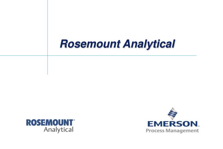 rosemount analytical