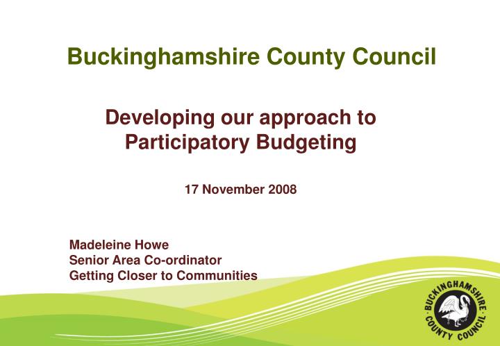 buckinghamshire county council